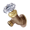 Central Brass Lawn Faucet, NPT, Single Hole, Rough Brass, Weight: 1.21 0575-1/2